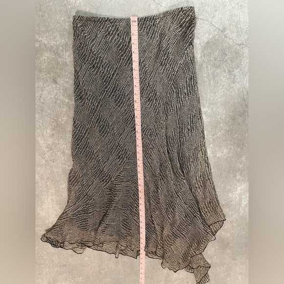 Robbie Bee Vintage 2 Piece Silk Skirt Set 12 Asymmetric Fairycore Whimsical 90s - Picture 12 of 12